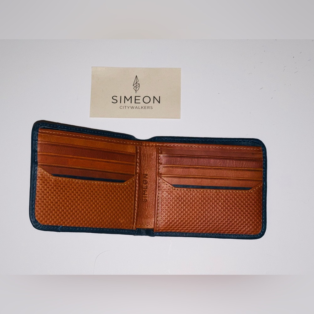🆕Simeon leather man wallet new